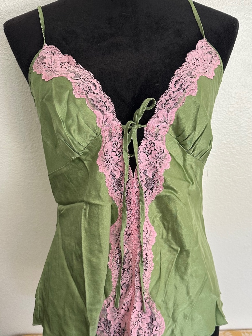 Victoria Secret silk and lace Vintage Camisole Top. NWOT